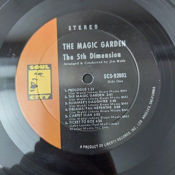 The 5th Dimension The Magic Garden Liberty Records SCS-92001 33 RPM vinyl - Picture 6 of 8